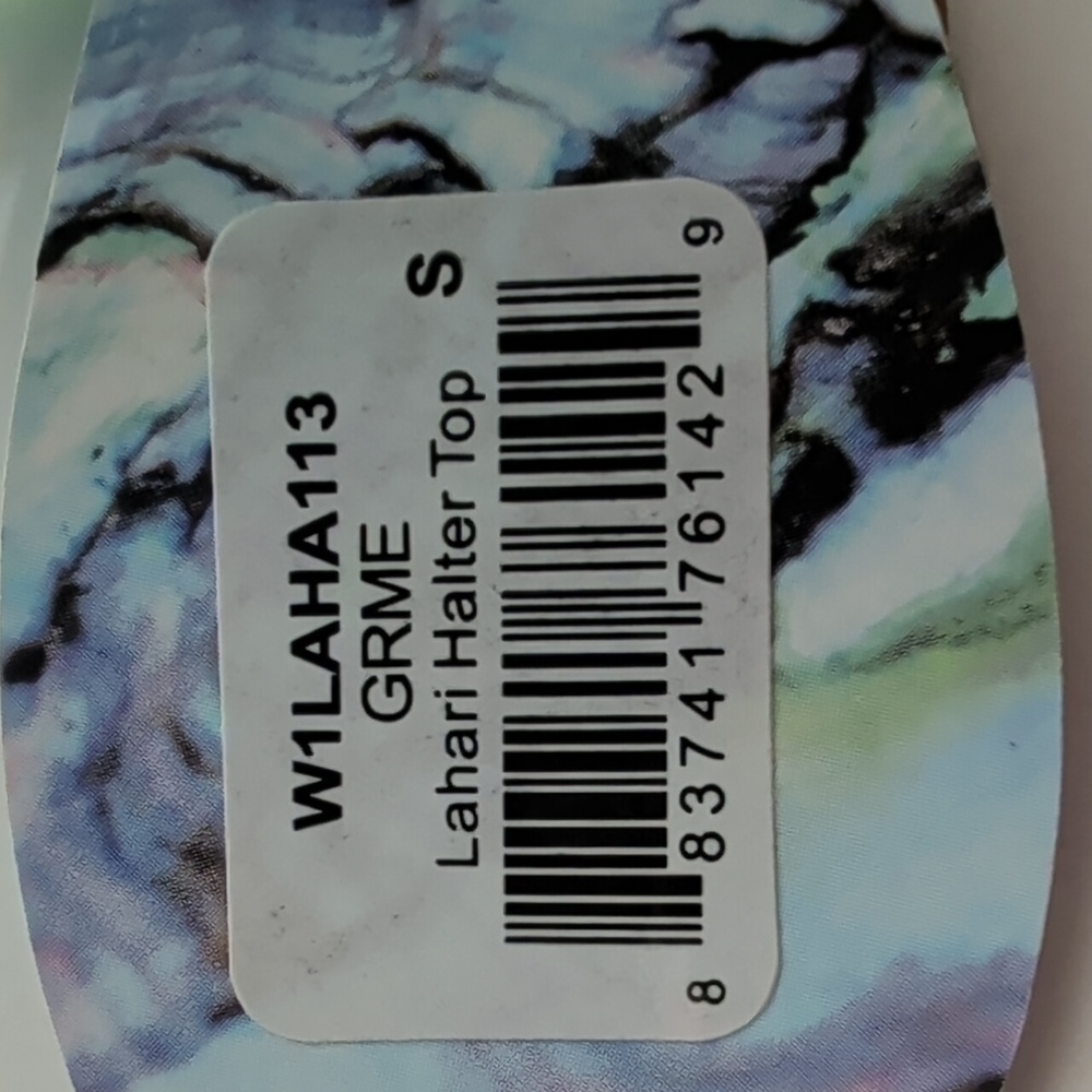 NWT prAna Lahari Halter Top Women's Size Small Bikini Swimsuit Top W1LAHA113 NEW - Picture 3 of 4